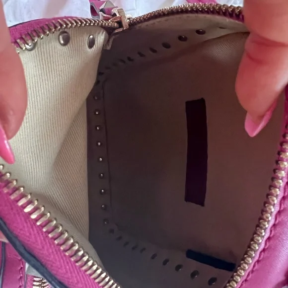 Valentino Mini Rockstud Pink Backpack - Picture 9 of 11